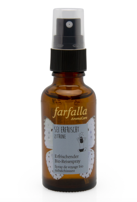 Tipps Packen fürs Handgepäck Farfalla Erfrischungsspray