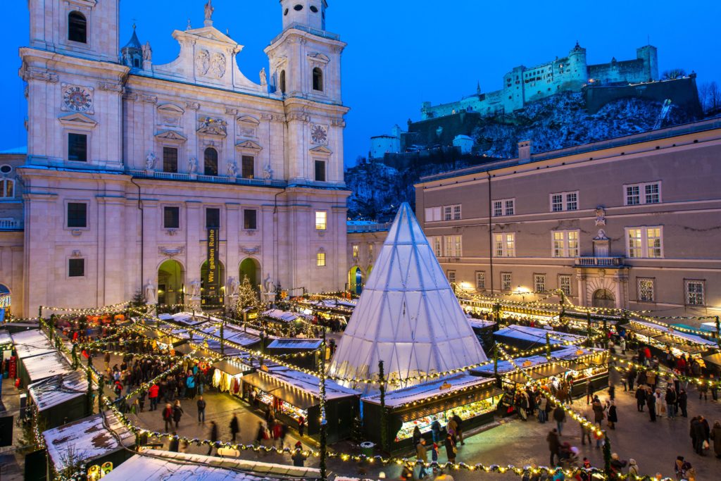 Salzburger Christkindlmarkt Adventsmarkt Weihnachtsmarkt