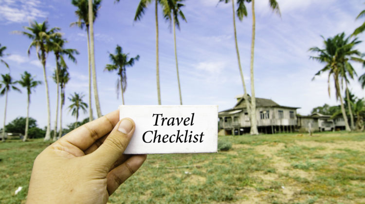 Checkliste für Ferien Travel Tipps Packliste
