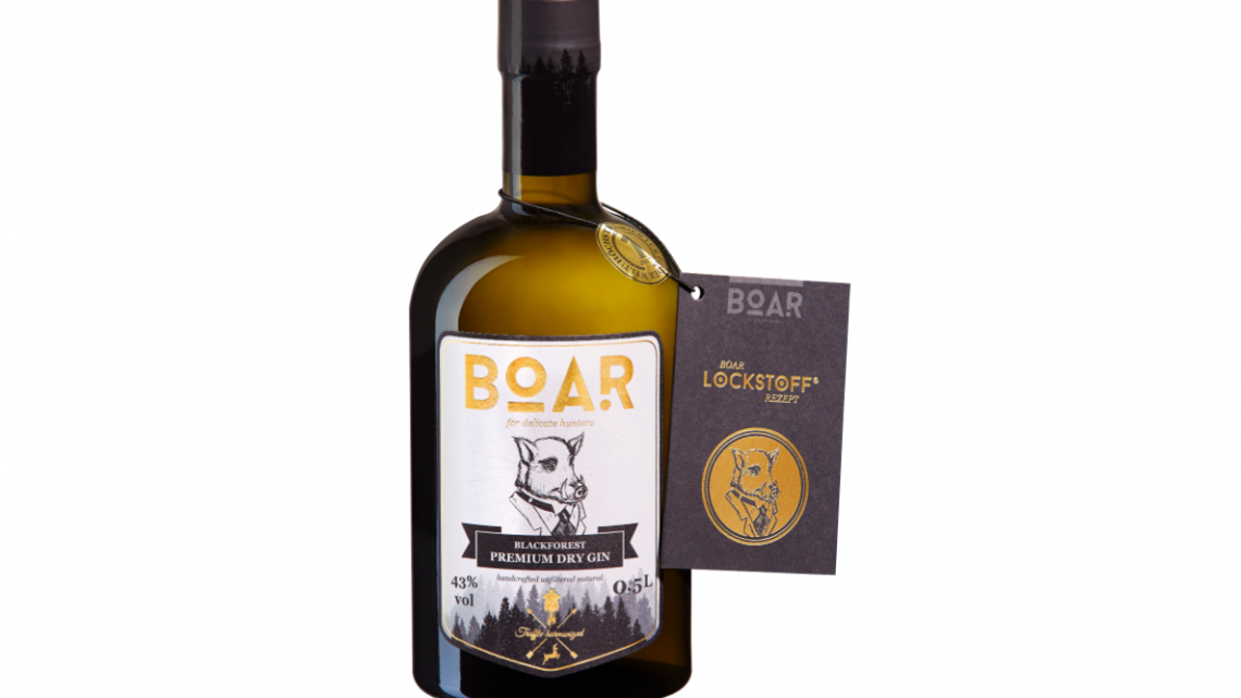 BOAR Gin Flasche BOAR Distillery im Schwarzwald