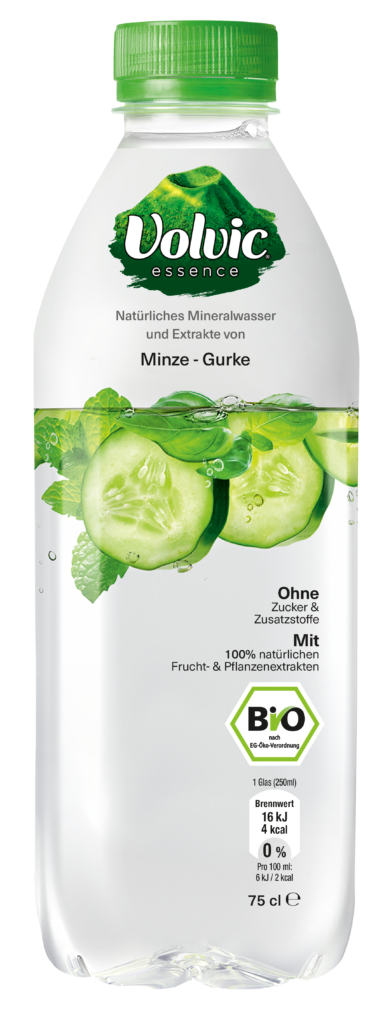 Volvic Essence Minze-Gurke Flasche worldofwellness