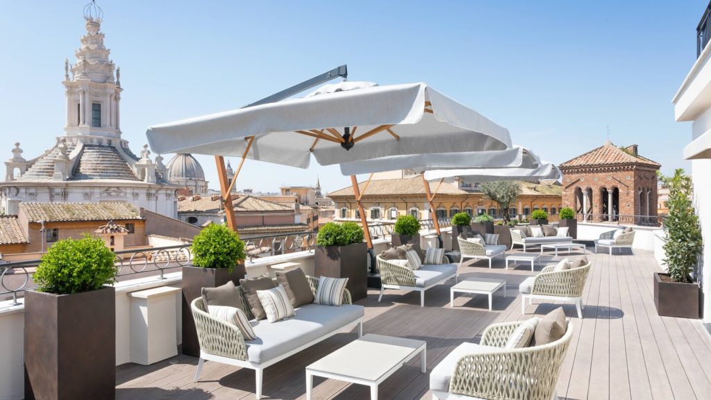 Luxus Rooftop-Bars weltweit The Pantheon Iconic Rome 2 Marriott International worldofwellness