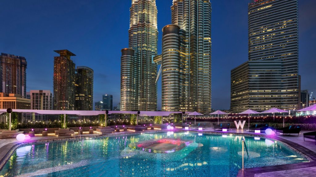 Luxus Rooftop-Bars weltweit W Kuala Lumpur Marriott International worldofwellness