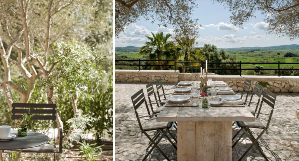 Finca Serena Mallorca Aussen Essen Waldburg PR worldofwellness