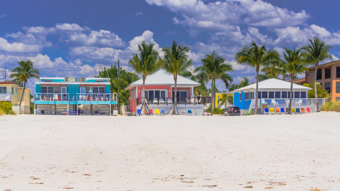 Florida © The Beaches of Fort Myers & Sanibel colorful houses worldofwellness