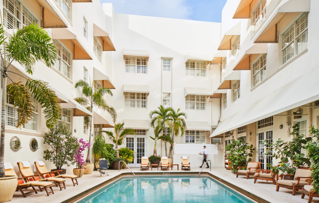 Florida The Betsy Courtyard Pool South Beach Miami