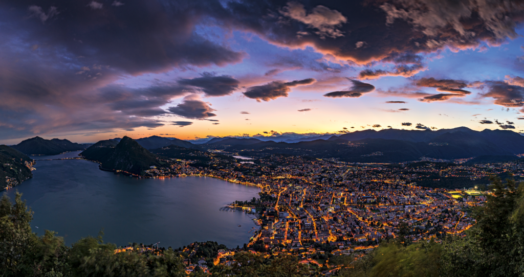 Ferien im Tessin Abendbild Copyright by: Switzerland Tourism - By-Line: swiss-image.ch