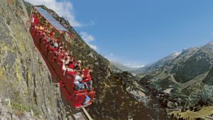 Bergbahnland Schweiz Gelmerbahn, Grimsels Berner Oberland Copyright by: Schweiz Tourismus/Swiss Travel System By-line: swiss-image.ch/Christof Sonderegger